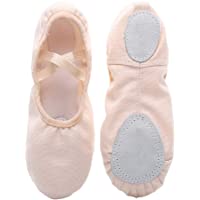 Healifty 1 par de Zapatos de Ballet de Lona Zapatillas de Ballet de Suela Completa Zapatos de Yoga para Bailar para…
